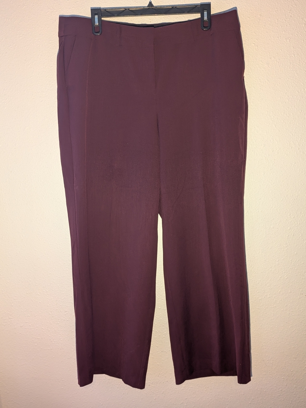 Lane Bryant Wide-Leg Pants in Burgundy 20